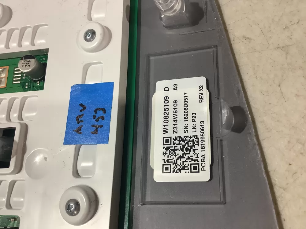 Whirlpool W10825109 W10911021 Washer Control Board Panel AZ199991 | ARV453