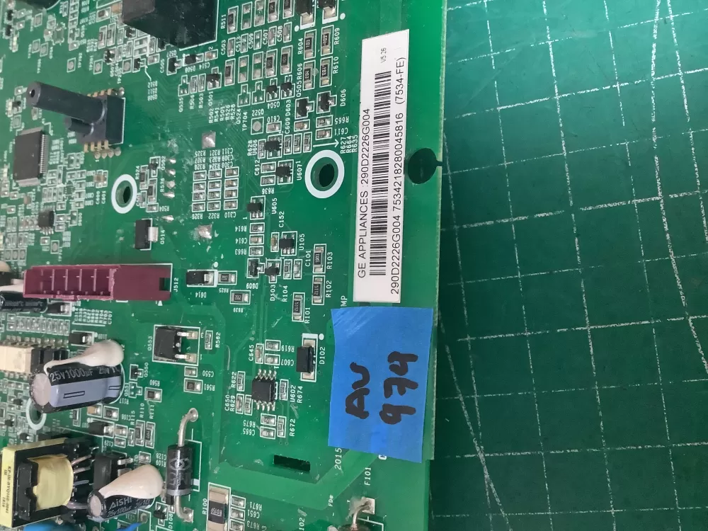 GE WH22X36498 290D2226G004 Washer Control Board AZ226648 | ARV979