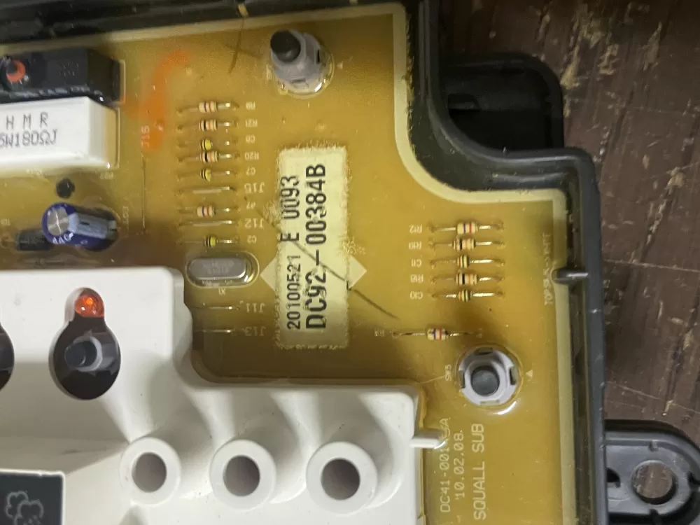 Samsung DC92-00384B AP4579263 Dryer UI Control Board AZ45036 | Wmv115