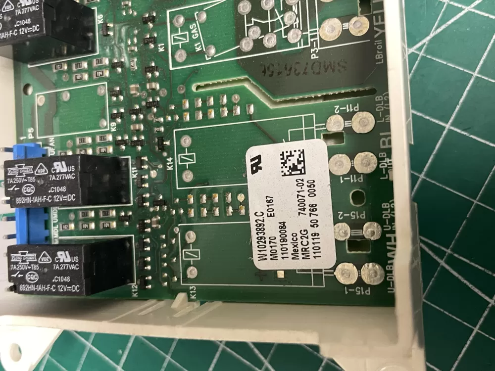 Kitchenaid W10293892 Control Board display AZ212225 | Wmv936