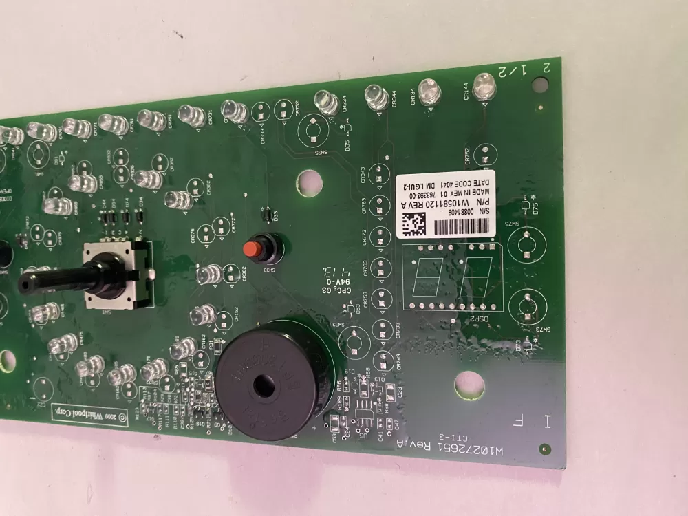 Whirlpool W10581120 Washer Control Board AZ197299 | BK2732