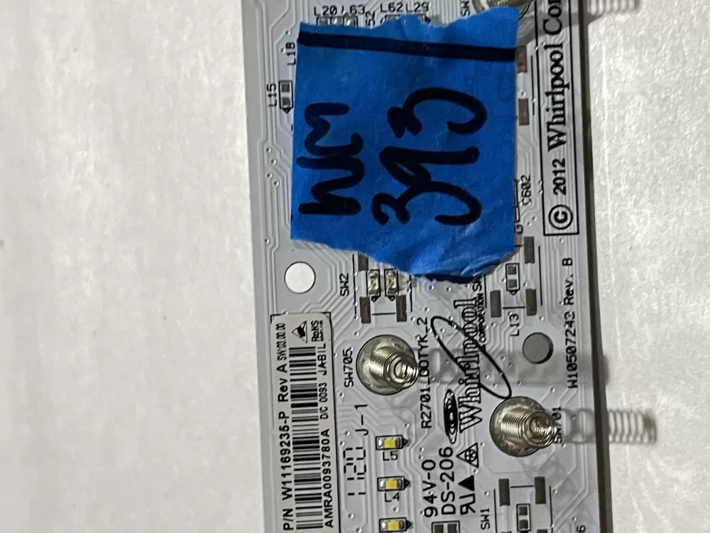 Whirlpool W11169235 Refrigerator Control Board whirlpool AZ184591 | Wm393