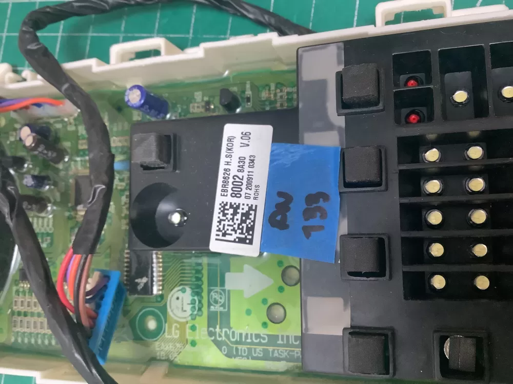 LG Control Board Part # EBR86268002 / AP6887908 AZ226056 | ARV133