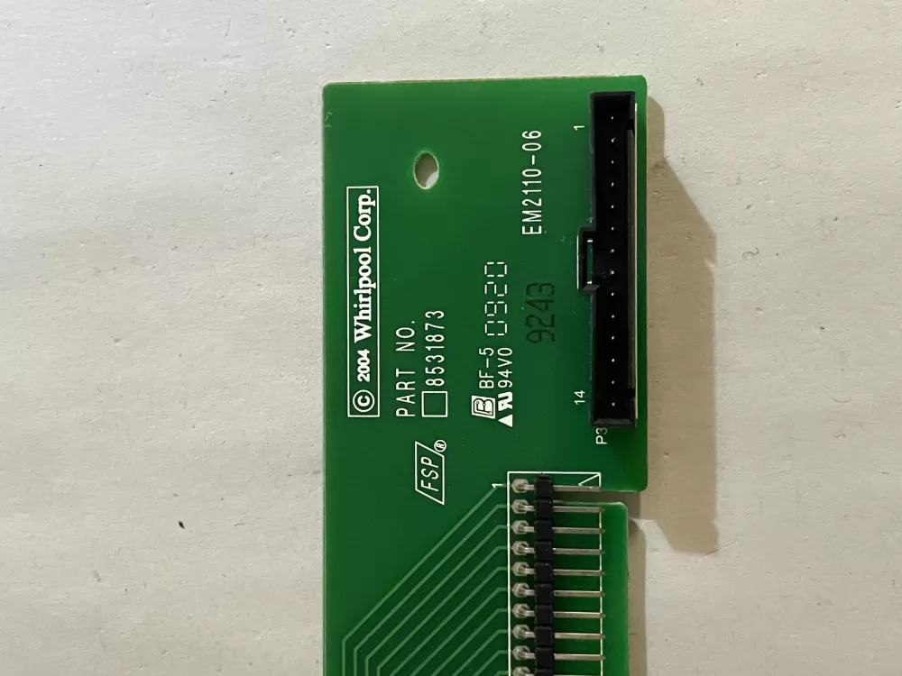 KitchenAid 8531873 Dishwasher Control Board Interconnect AZ161070 | KM170