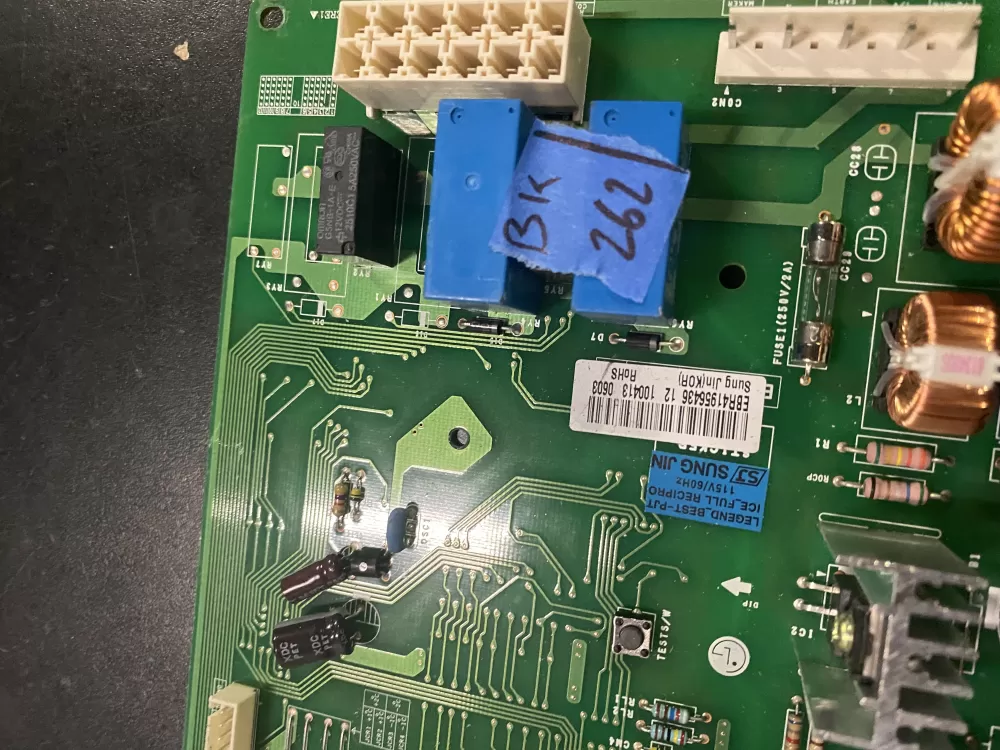 LG EBR41956437 EBR41956436 Refrigerator Control Board AZ26829 | BK262