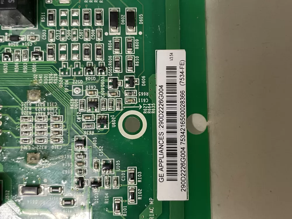 GE 290D2226G004 Washer Control Board AZ55454 | Wm1954