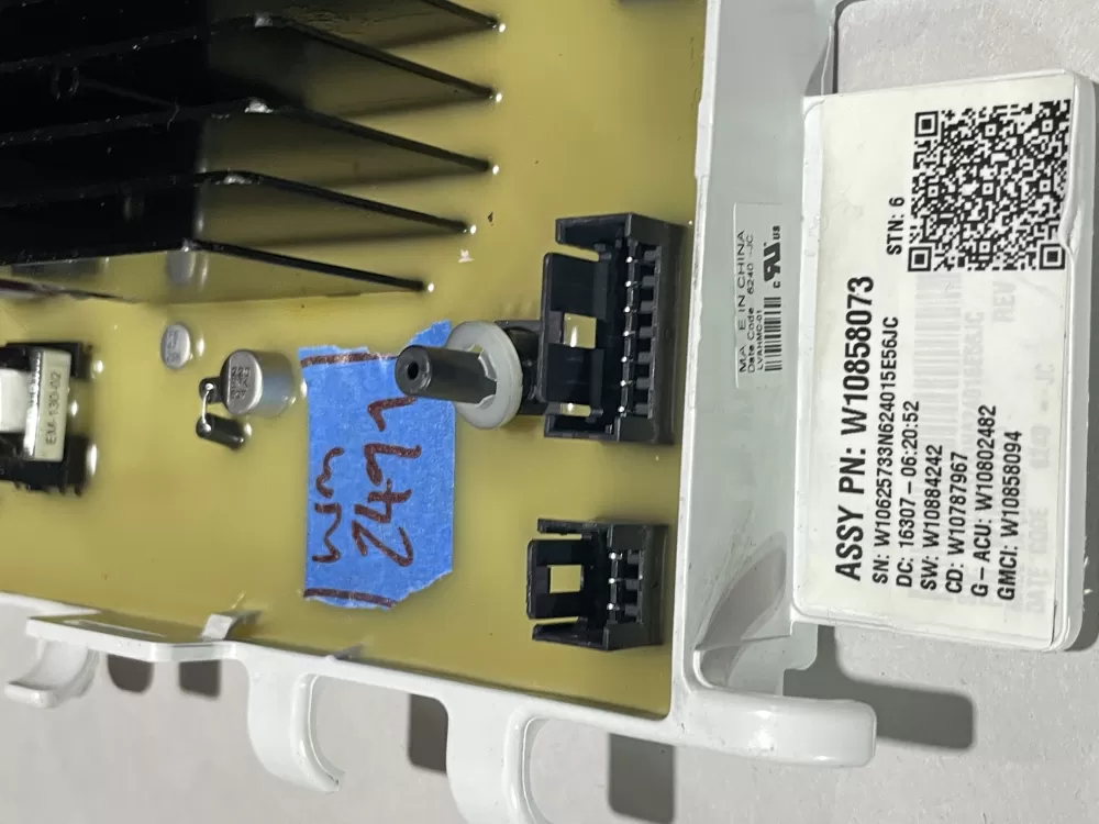Whirlpool W10916647 W10858073 Washer Control Board AZ153332 | Wm2499