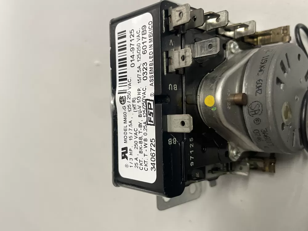 Whirlpool Maytag Amana AP6008573 3406725 WP3406725 Dryer Timer AZ221107 | Wm2047