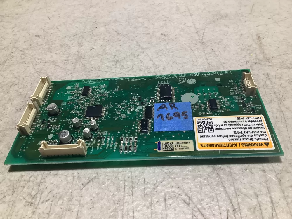 LG EBR85194711 Washer Control Board Panel AZ111835 | AR1695