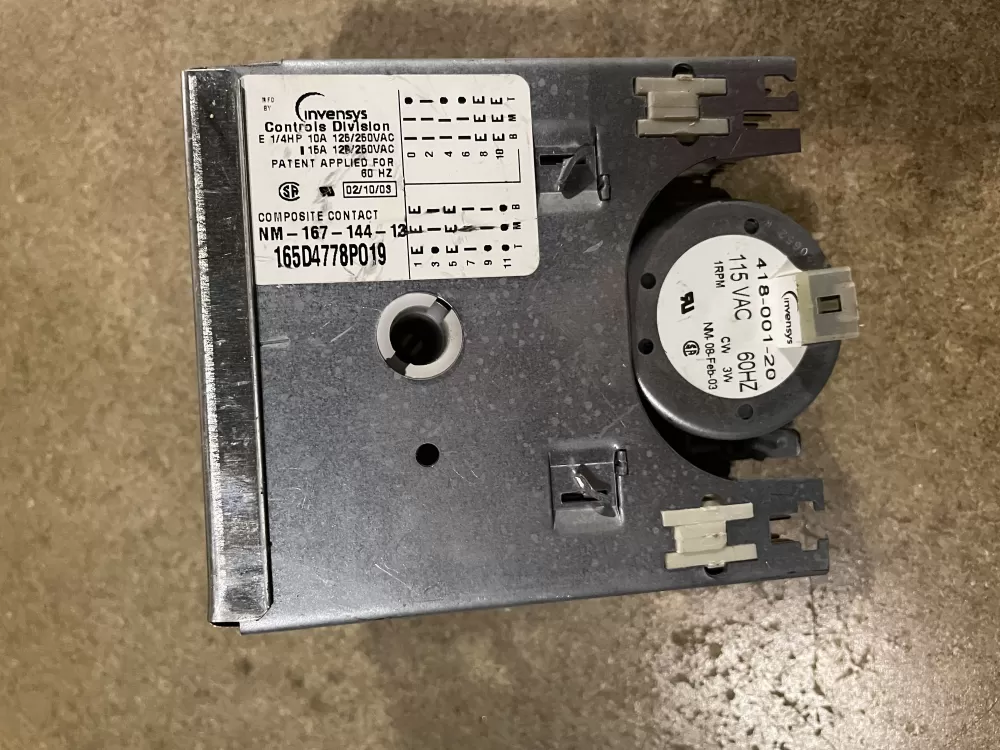 GE 165D4778P019 Dishwasher Timer AZ24987 | KM432
