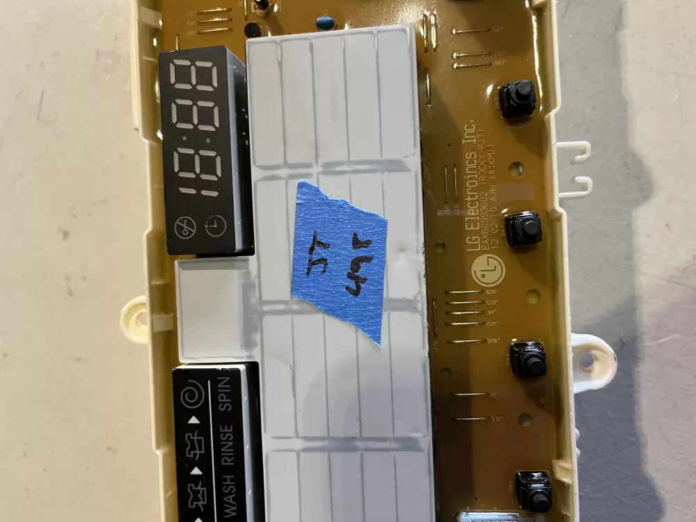 LG EAX60993602 EBR62267111 Washer Control Board AZ48122 | JT498