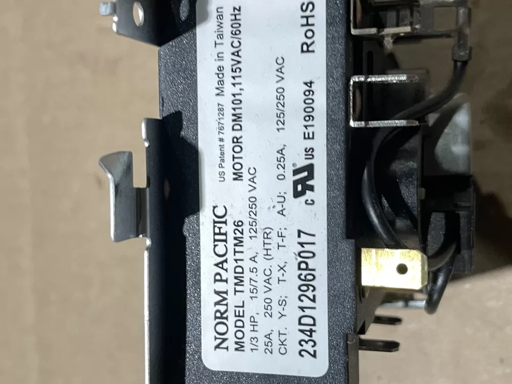 Kenmore General Electric WE4M521 WE04X22654 Dryer Timer AZ78782 | Wm264