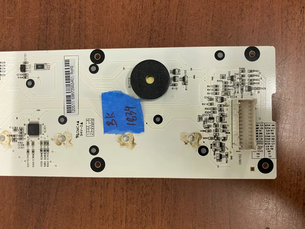 LG EBR72955401 Refrigerator Control Board AZ50683 | BK1834