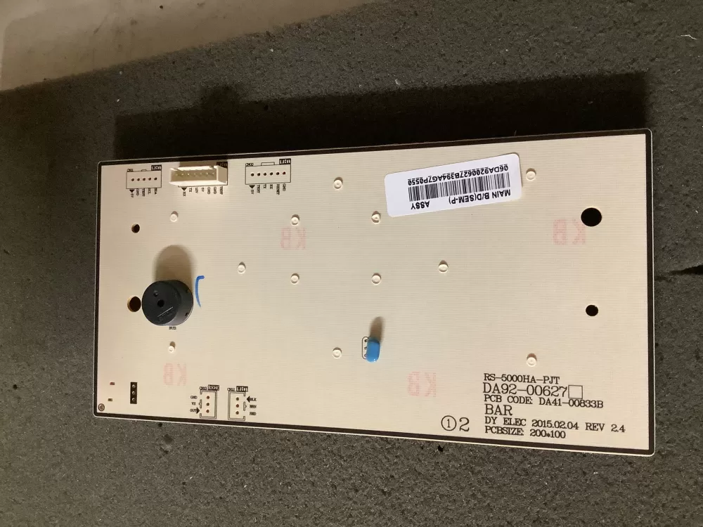 Samsung DA92 00627B Refrigerator Control Board Dispenser AZ98906 | NR52