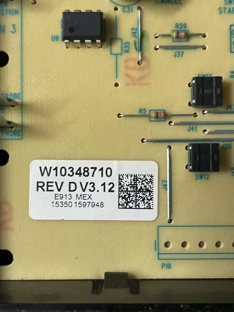 Whirlpool AP6020089 W10348657 W10348710 Range Control Board AZ45494 | Wmv440