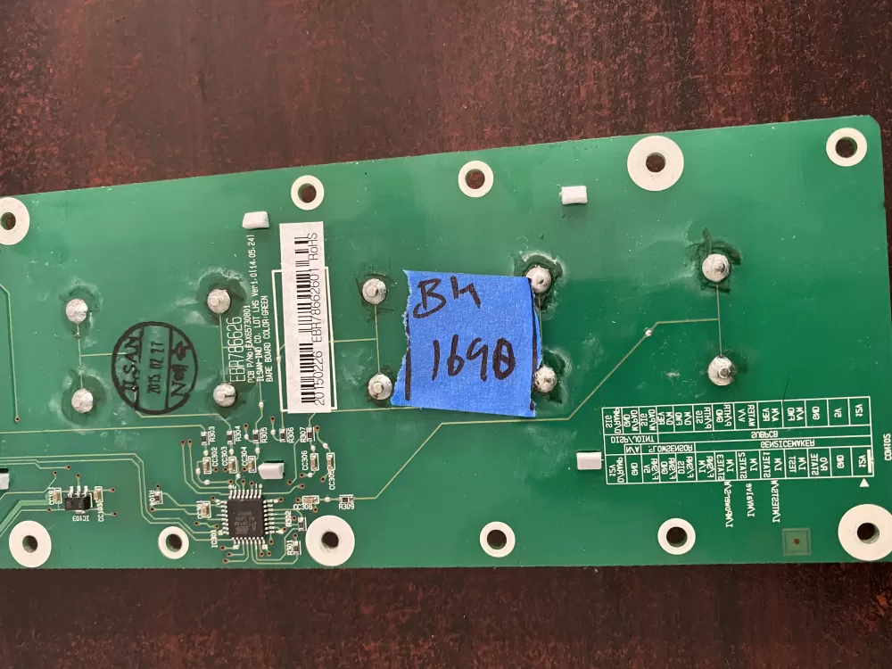 LG Kenmore EBR78662601 Refrigerator Dispenser Control Board AZ34772 | BK1690