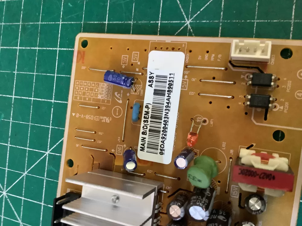 Samsung DA92-00483N Refrigerator Control Board Inverter AZ189536 | NR2454