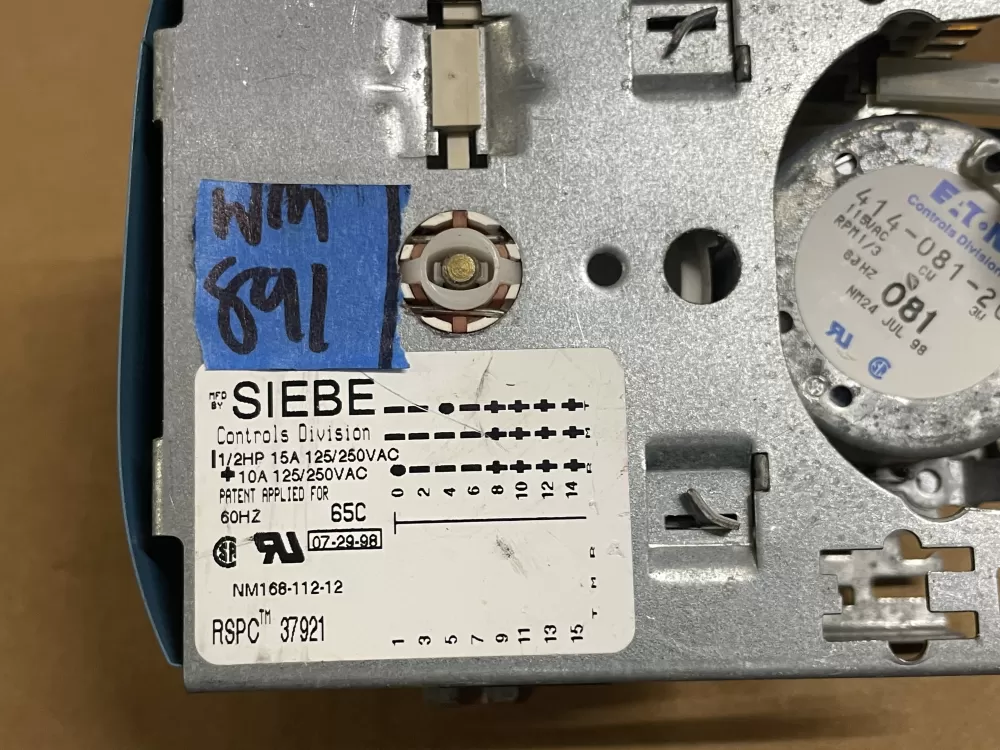 Whirlpool 37921 Washer Timer AZ101754 | Wm891