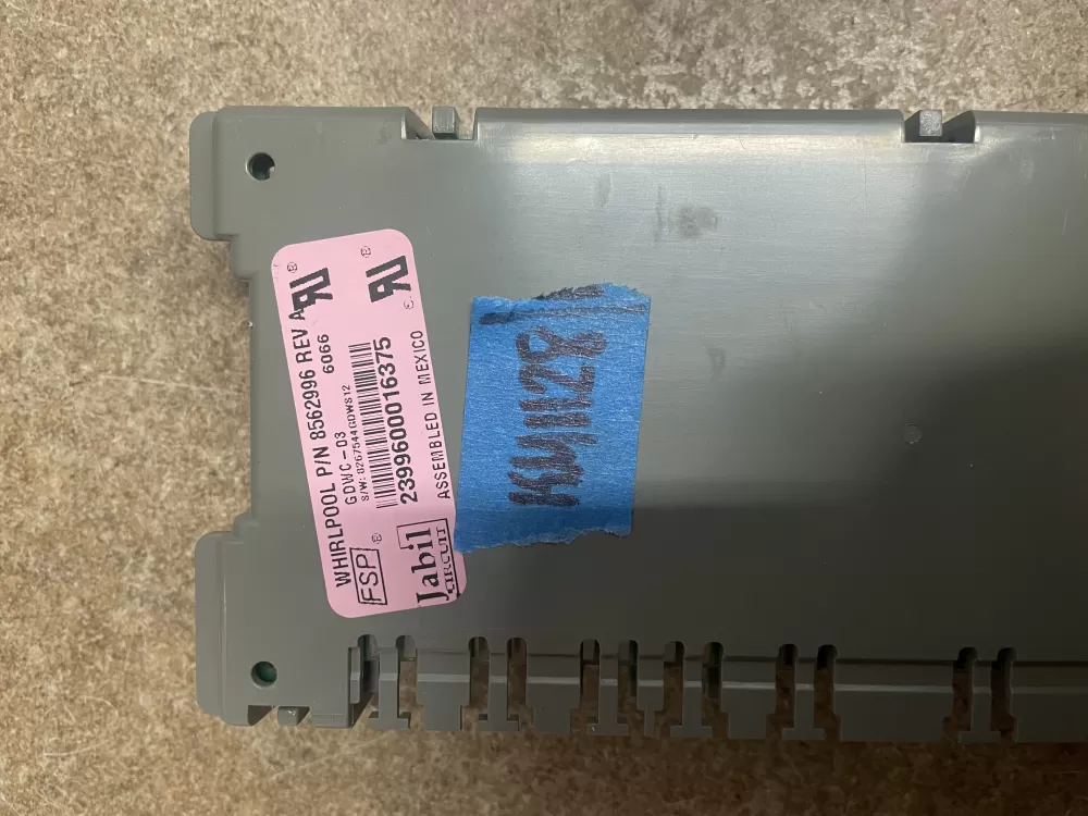 Kenmore KitchenAid W10084141 Dishwasher Control Board AZ18784 | KM1128