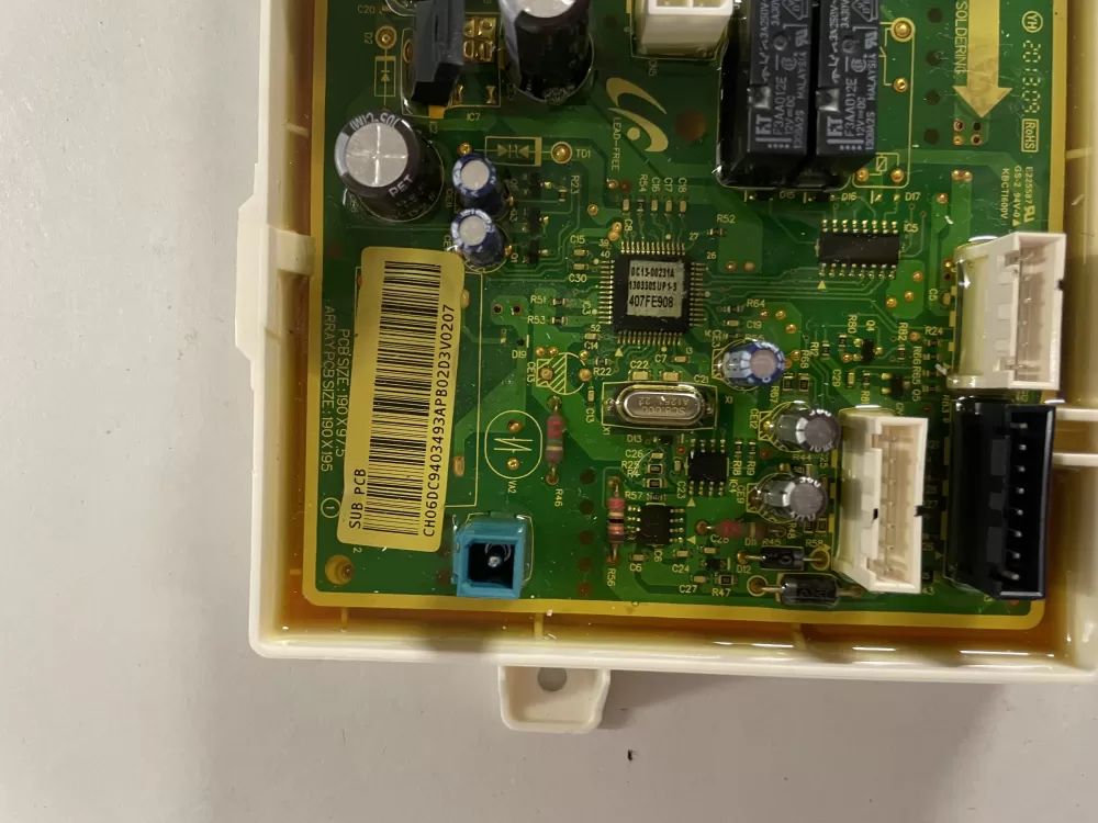 Samsung DC94-03493A Dryer Main Control Board AZ145242 | KM2311
