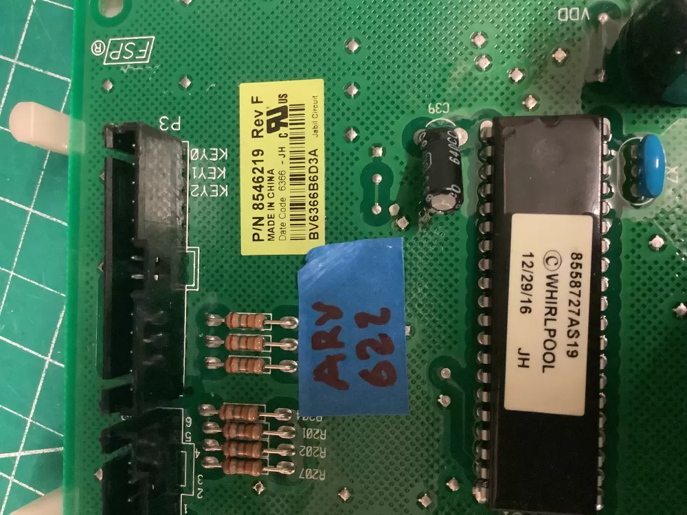 Whirlpool Kenmore WP8546219 3980062 A Dryer Control Board AZ204861 | ARV622