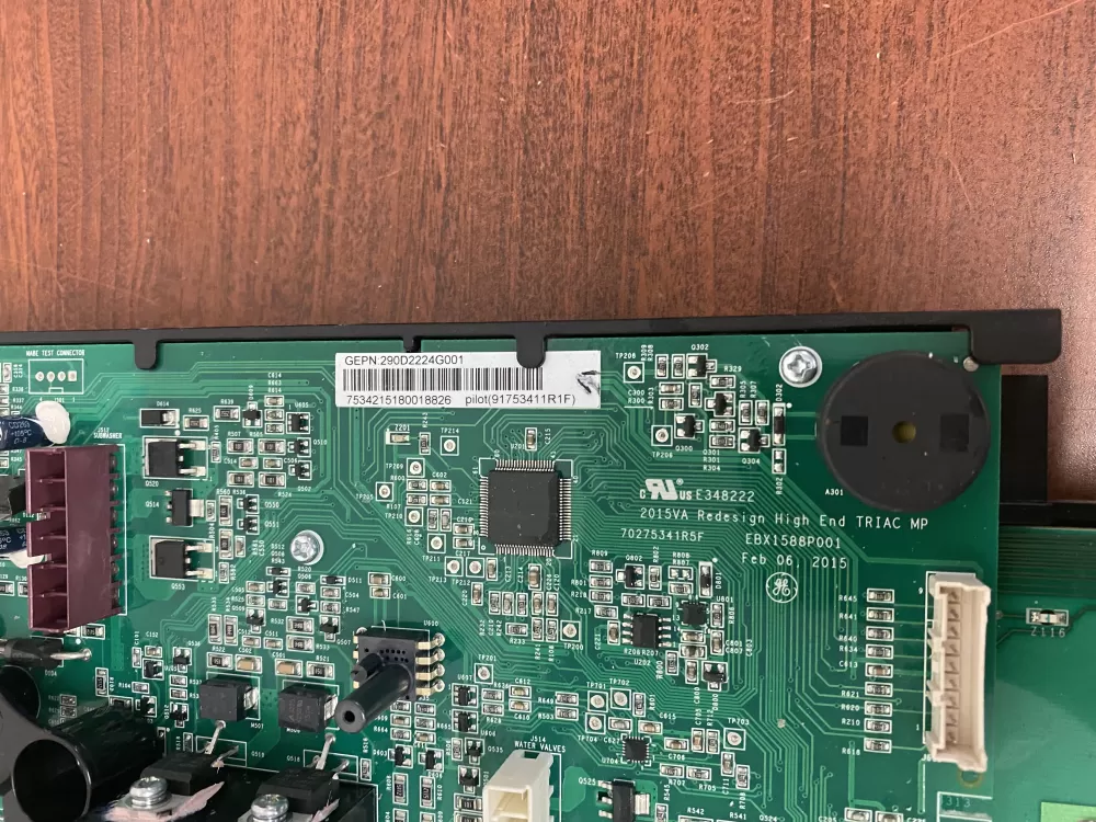 GE 290D2227G003 290D1525G002 WH18X26234 Washer Control Board AZ38964 | BKV383