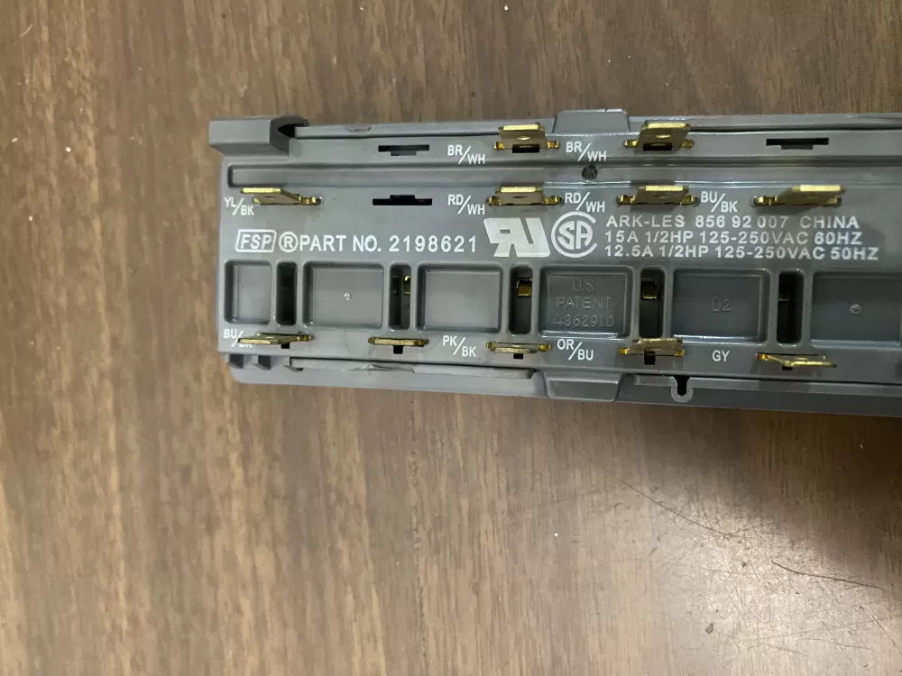 Whirlpool Maytag 2198621 Refrigerator Control Board Dispenser AZ89301 | BK669