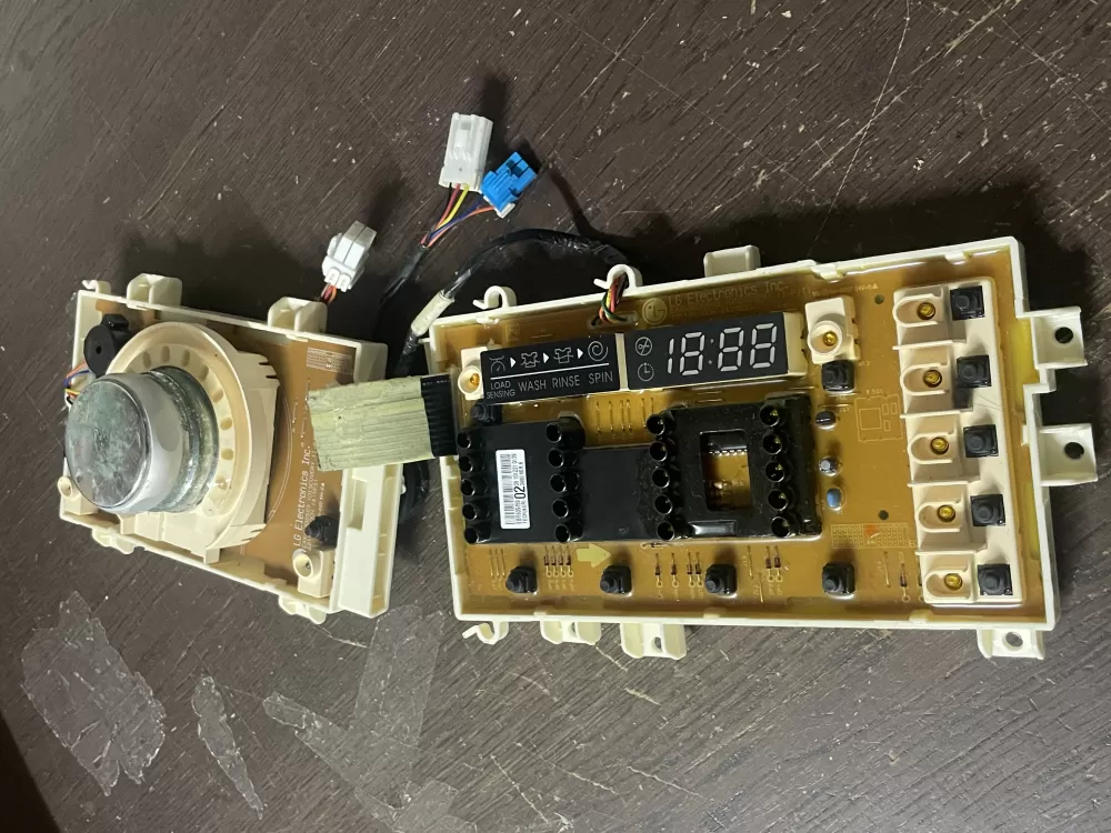 LG EBR60545902 AP5235245 1528829 Washer Interface Control Board AZ41985 | Wmv416