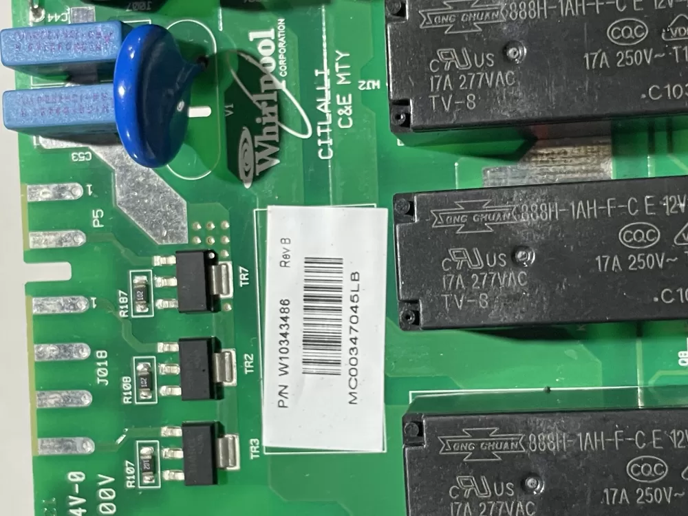 Whirlpool W10354087 W10406634 Washer Control Board AZ149112 | Wm800
