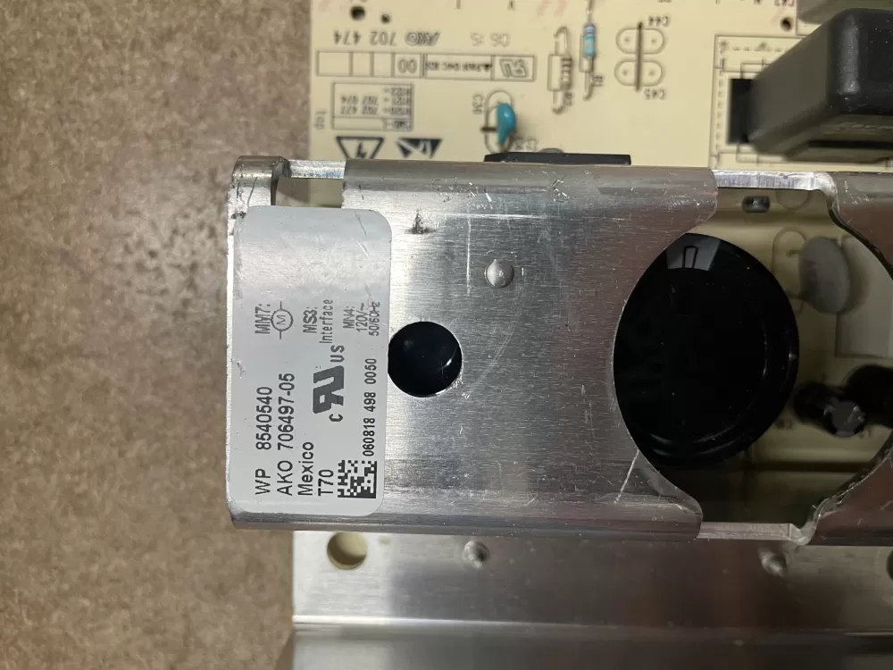 Whirlpool Kenmore WPW10163007 8540540 Washer Control Board AZ12874 | KM752