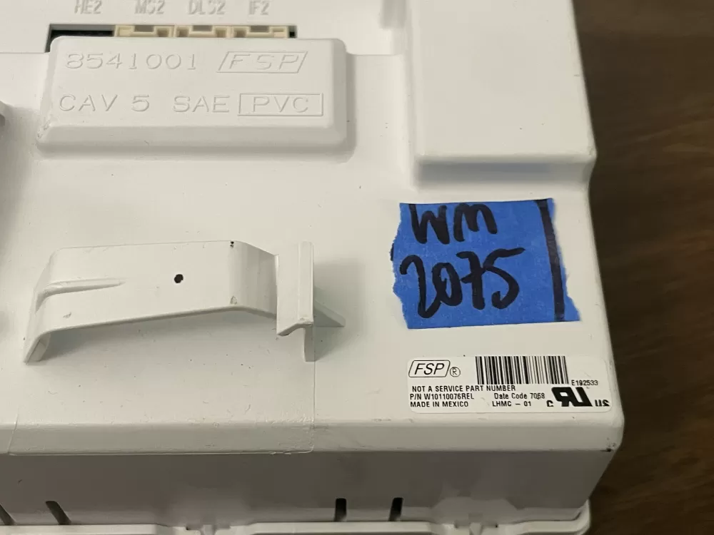 Whirlpool Kenmore W10110076REL W10110253 Washer Control Board AZ99968 | Wm2075