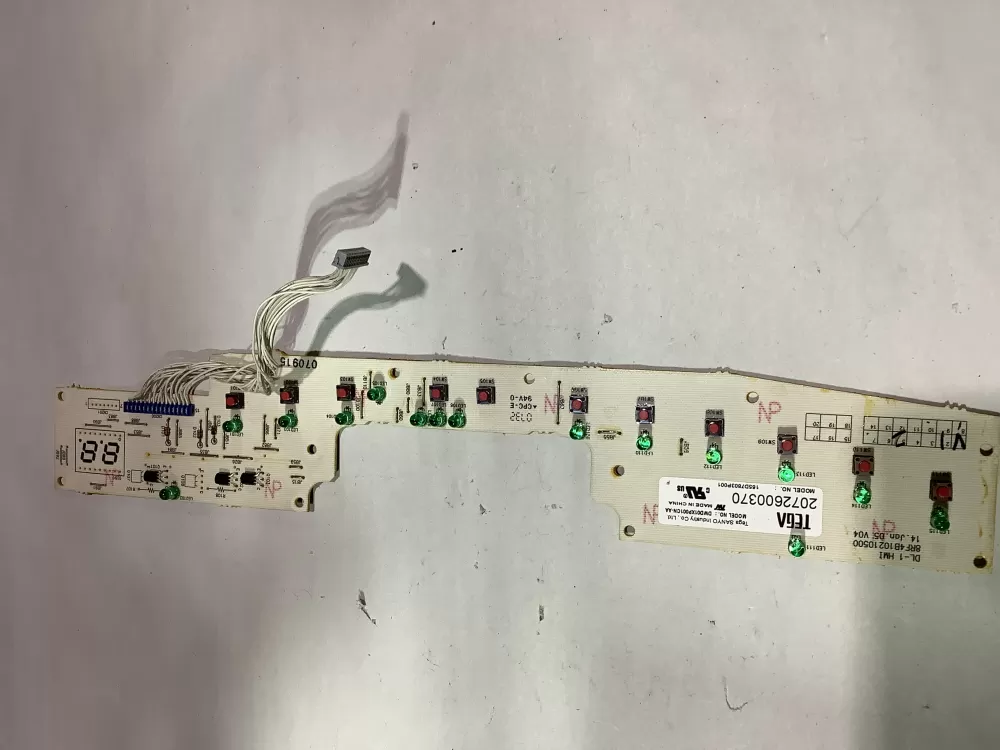 GE 165D7803P001 Dishwasher Control Board AZ142508 | ZC2398