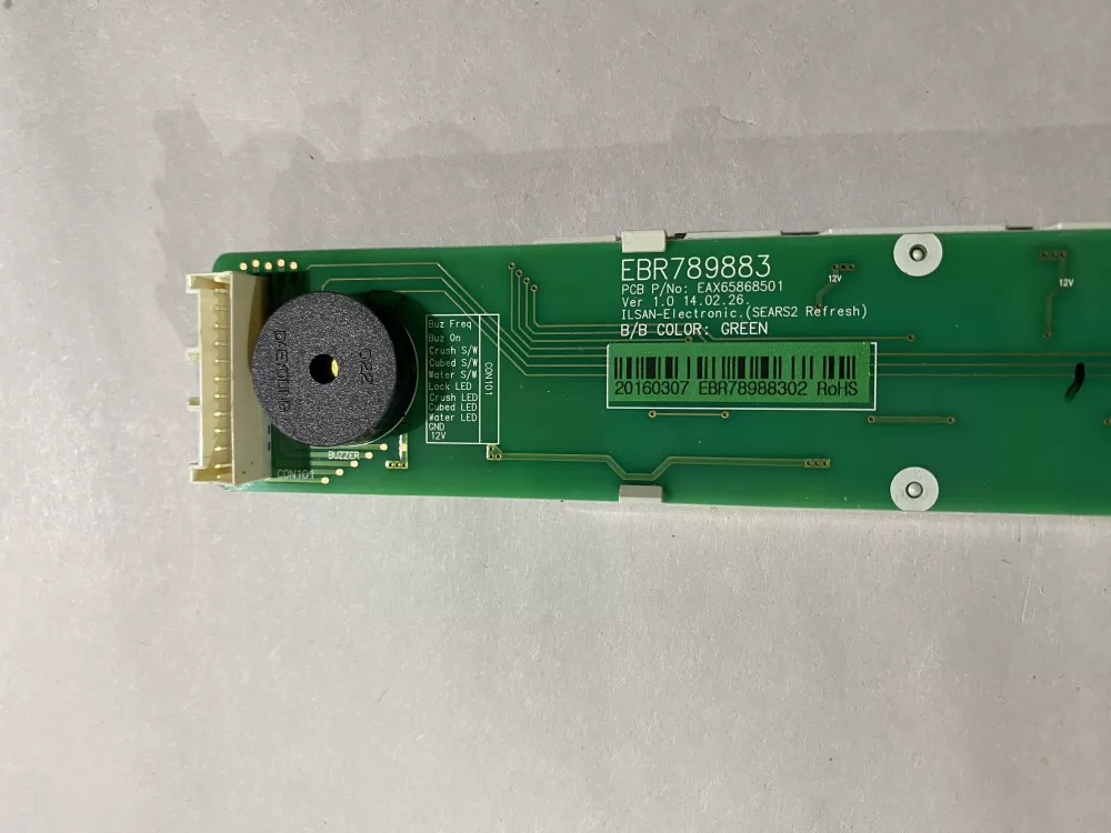 Kenmore Refrigerator Display Control Board Ebr78988302 AZ189707 | BK86
