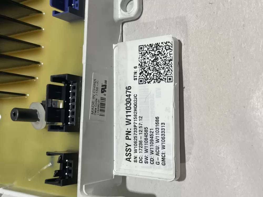 Whirlpool W11089550 W11030476 Washer Control Board AZ149118 | Wm800