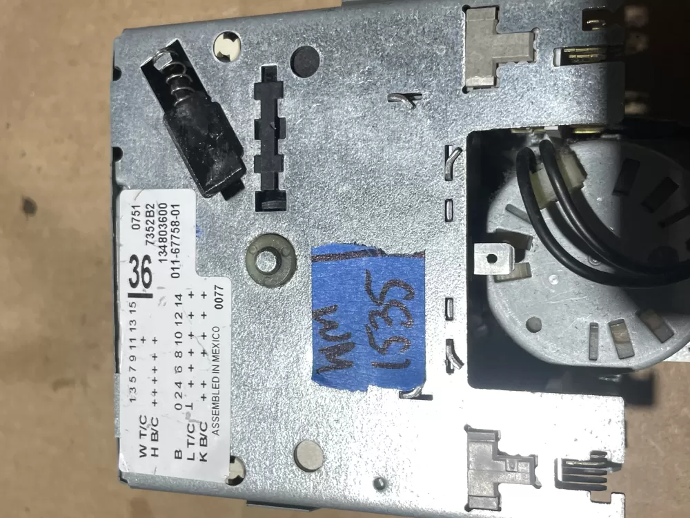 Frigidaire Crosley 134803600 AP3970173 Washer Timer Control AZ73467 | Wm1535