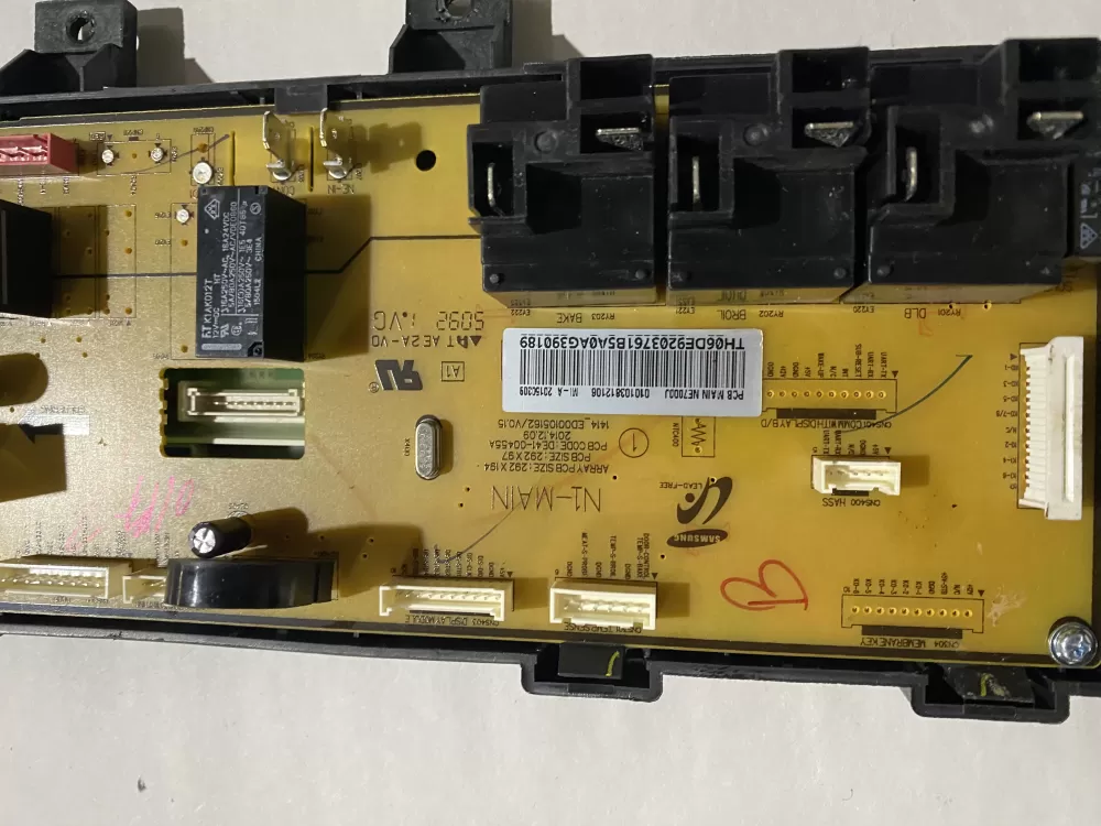Samsung DE92-03761B Oven Control Board AZ200300 | BK2801