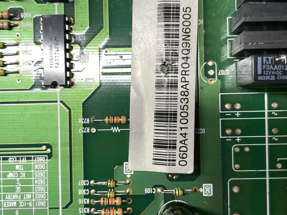 Samsung DA41 00538A DA4100538A Refrigerator Control Board AZ35900 | Wm443