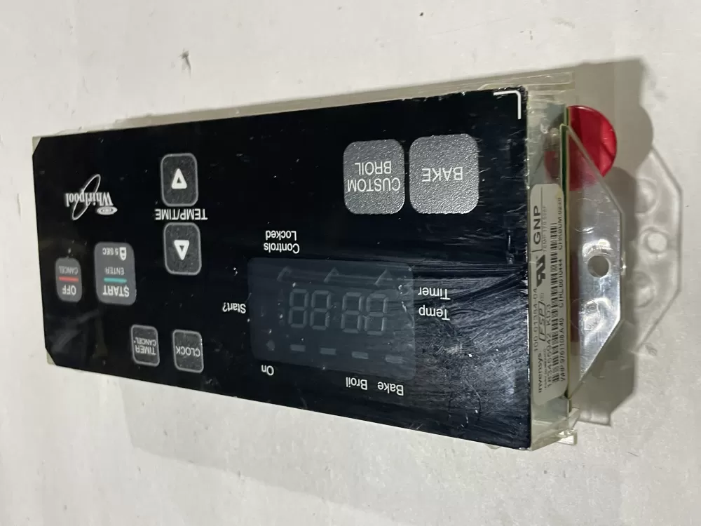 Whirlpool Range Control Board W/ Black Overlay 9761108 AZ164530 | Wm250