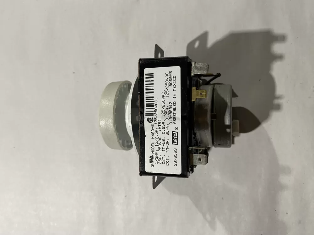 Whirlpool 3976569A 3976569 WP3976569 AP6009020 3393934 548368 PS11742162 Dryer Timer