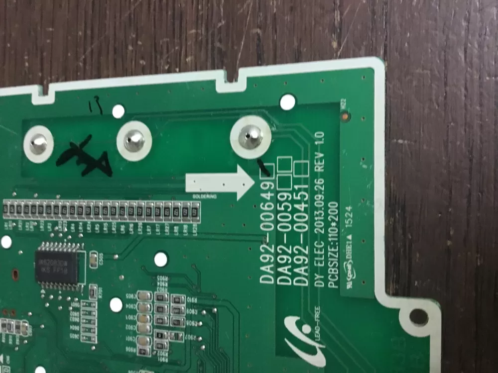 Samsung Kenmore DA92-00649 Refrigerator Dispenser Control AZ23444 | NR112