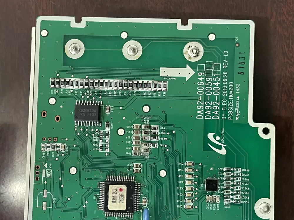 Samsung DA92-00596A Refrigerator Dispenser Control Board AZ43112 | KM1749