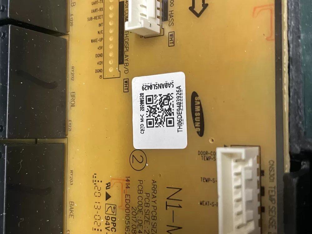 Samsung DE94-03926A Range Oven Control Board AZ202667 | Wmv823