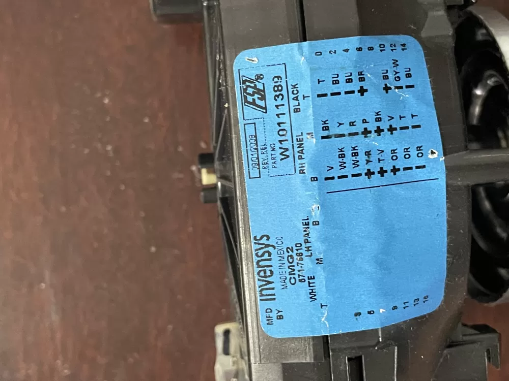 Whirlpool Maytag W10111389 WPW10111389 Washer Timer AZ49475 | KM1809