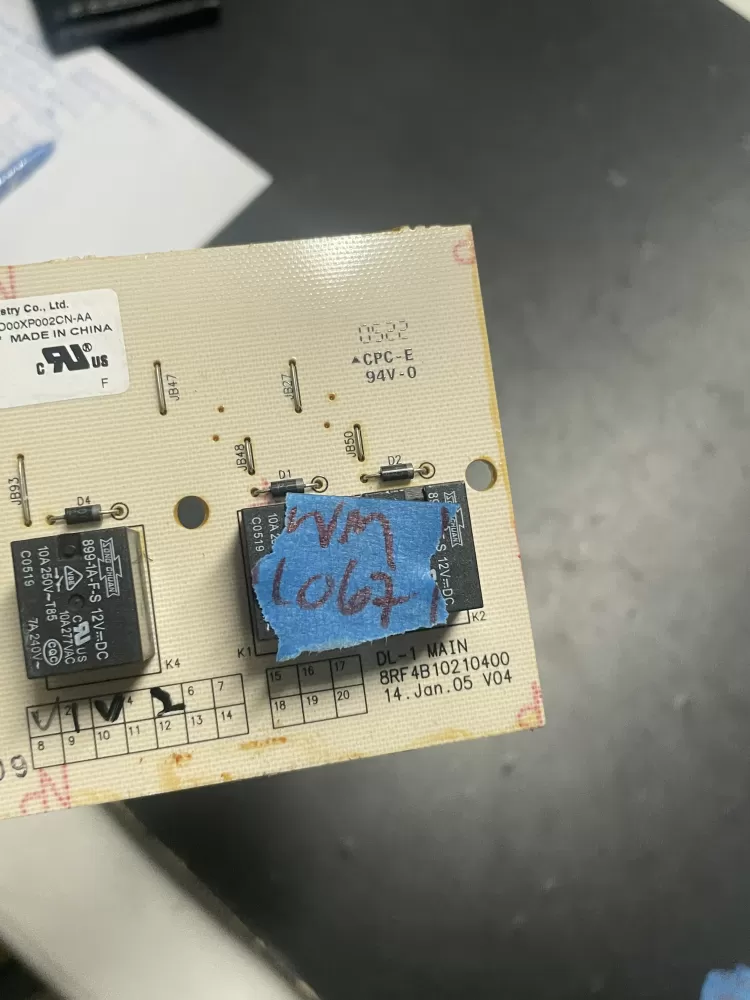 GE 165D7802P002 Dishwasher Control Board AZ19357 | WM1067