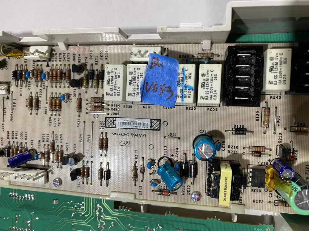 GE WH12X10355 00N21830102 WMCK0501000000 Washer Control Board AZ111401 | BKV653