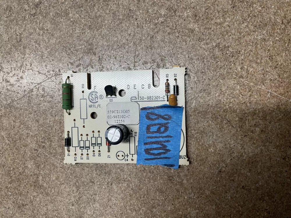 GE 559C213G05 50-982301- 50-982301- Dryer Control Board AZ7612 | KM1518