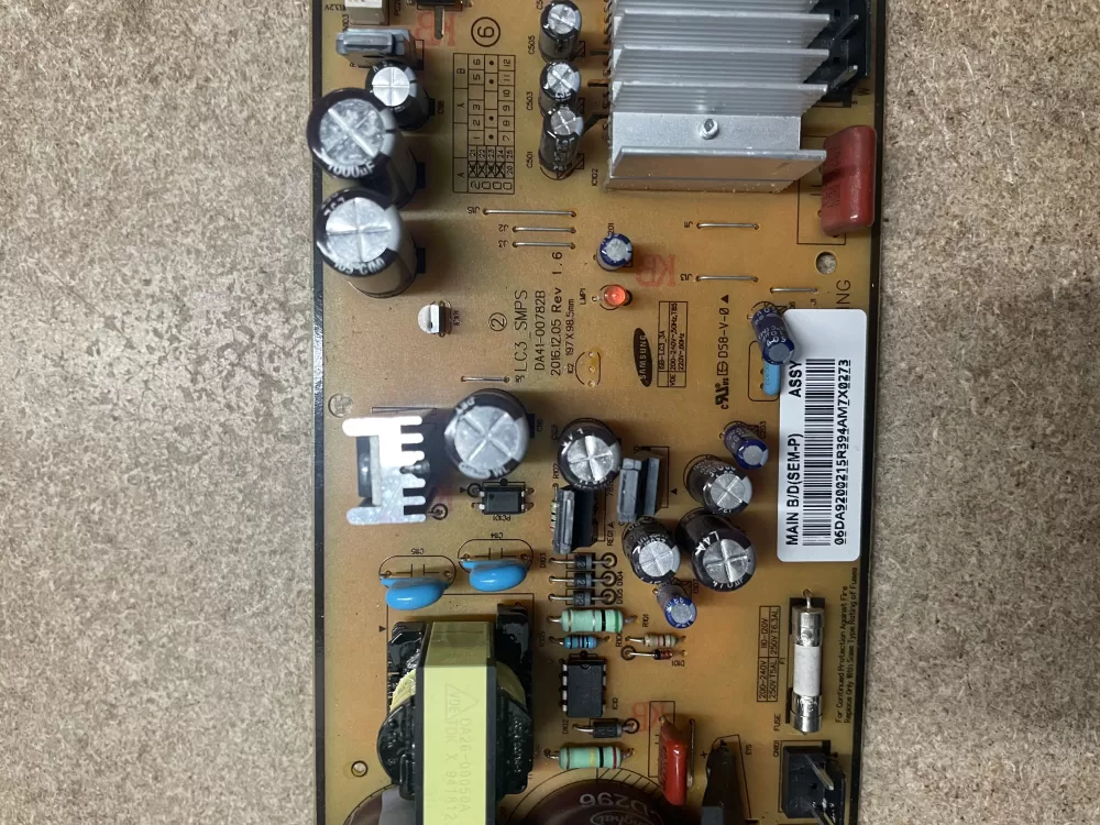 Samsung DA92-00215R Refrigerator Inverter Control Board