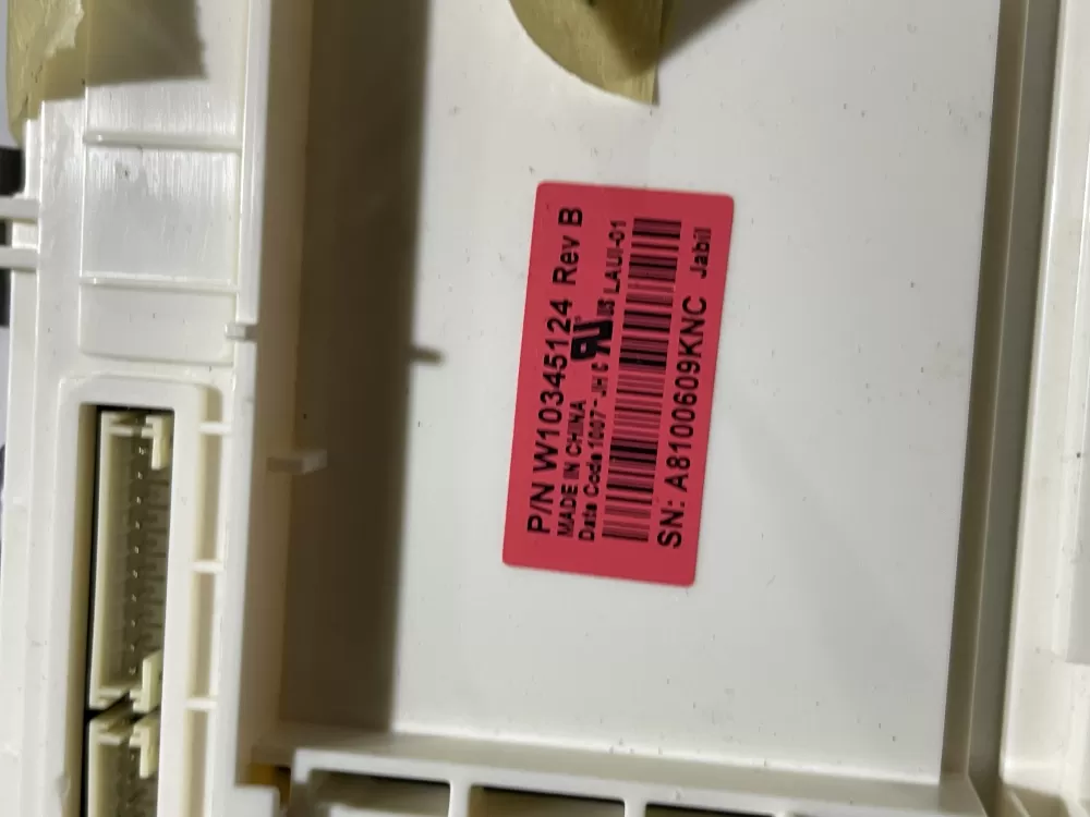 Maytag Whirlpool W10345124 Washer Control Board AZ140479 | Wm2159