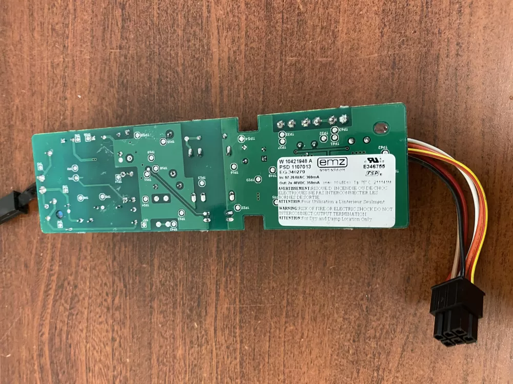 Whirlpool W10306786 Refrigerator LED Inverter Board Box AZ50178 | BK1825