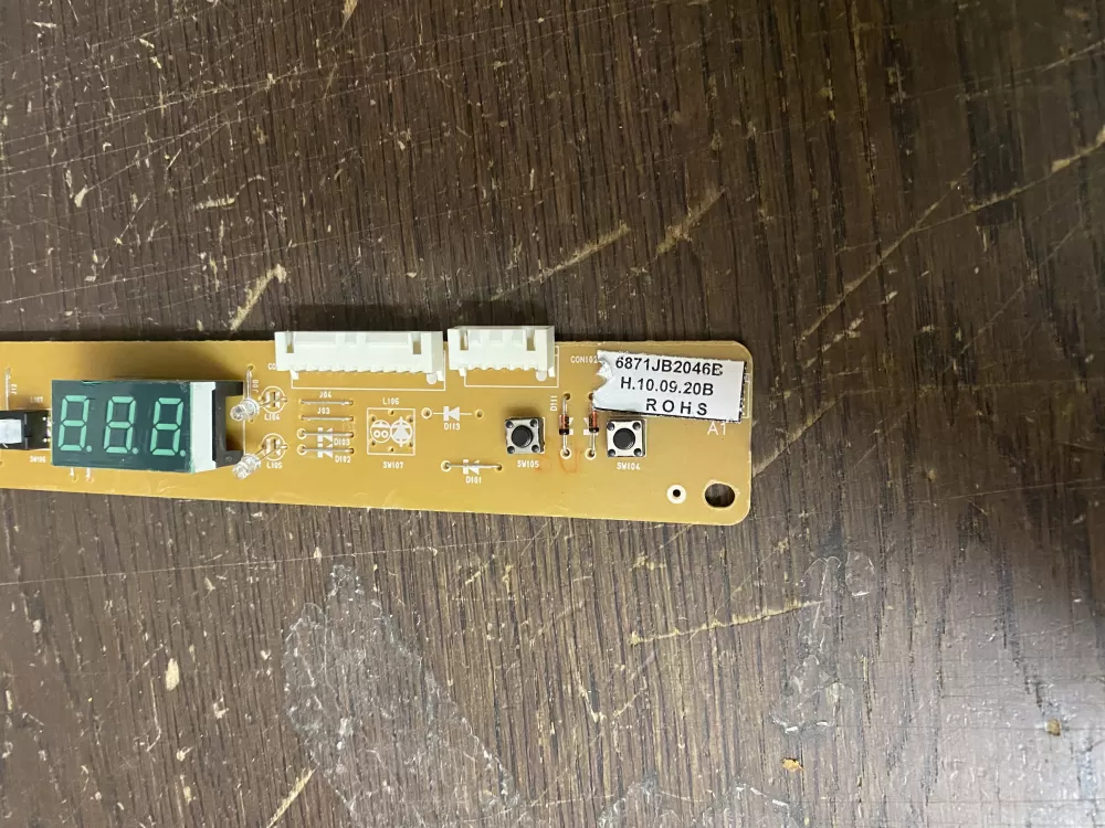 LG Kenmore 6871JB2046B 6871JB2046 B Refrigerator Control Board AZ52429 | BK1867